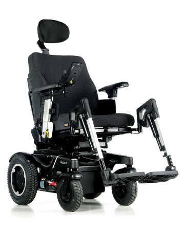 De Quickie Q500 R: elektrische rolstoel met achterwielaandrijving